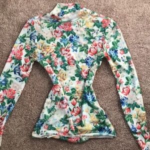 Floral Sheer Top